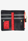 Loungefly X Disney Women'S Mickey Mouse Snap Flap Wallet Black Red Icons Wallet, , alternate image number null