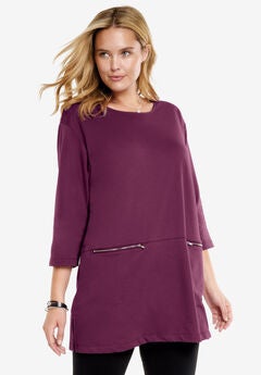 Zipper Pocket Tunic