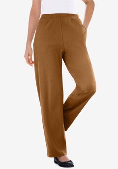 7-Day Knit Ribbed Straight Leg Pant