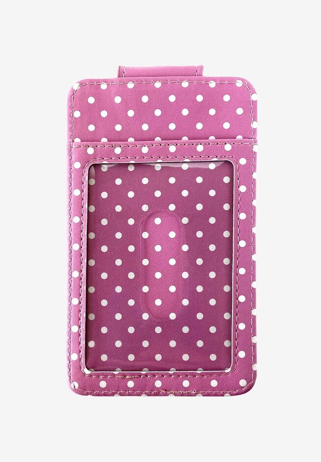 Disney Minnie Mouse Card Holder Wallet Polka Dot Button Snap Closure, , alternate image number 4
