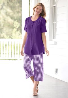 Short-Sleeve Crinkle Shirt