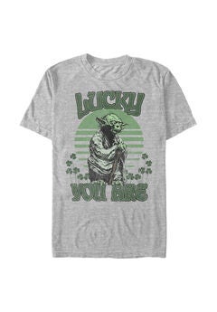 Lucky Is Yoda Relaxed Fit Boyfriend T-Shirt