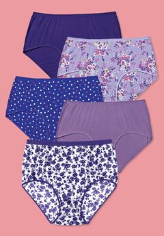 5-Pack Tag-free Full Coverage Cotton Brief