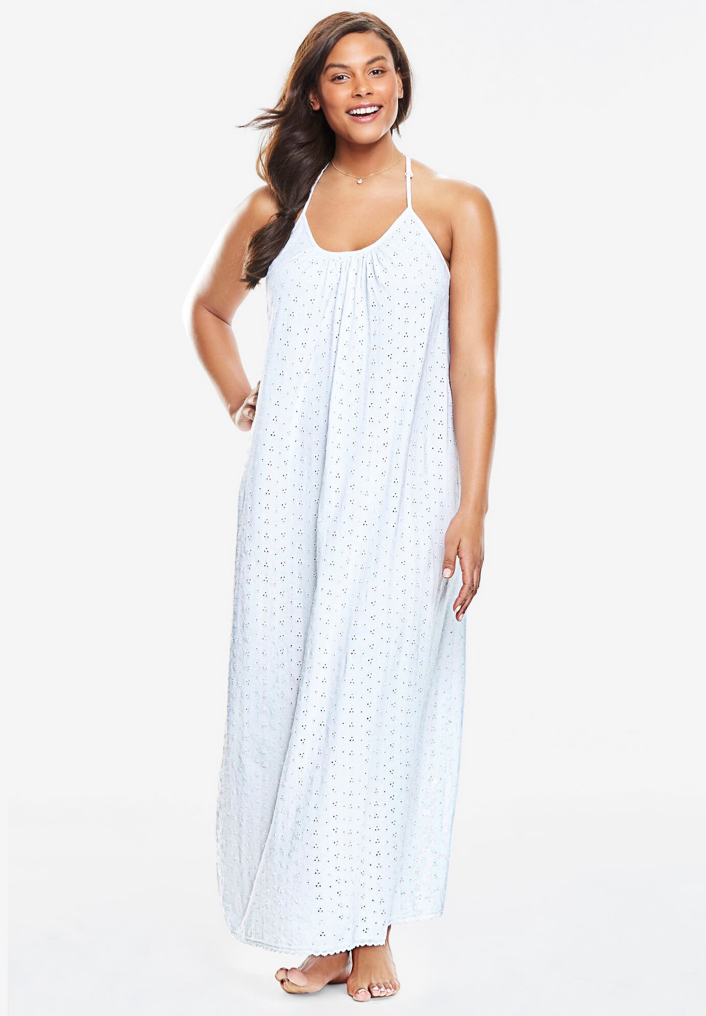 Woman within night gowns online