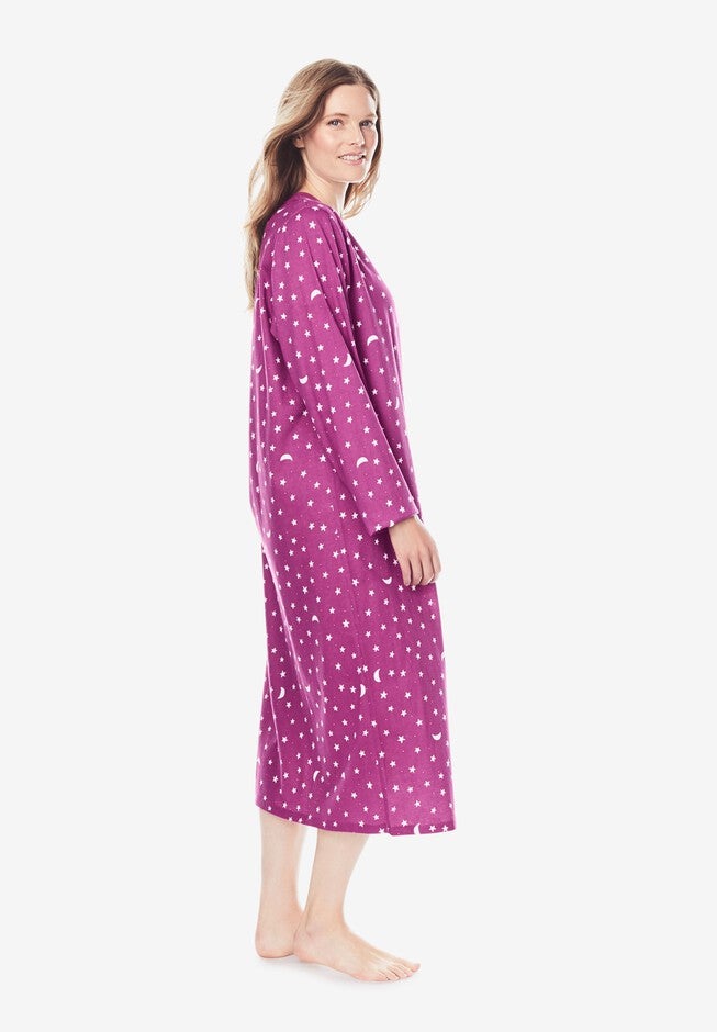 Long-Sleeve Sleepshirt 2-Pack , , alternate image number null