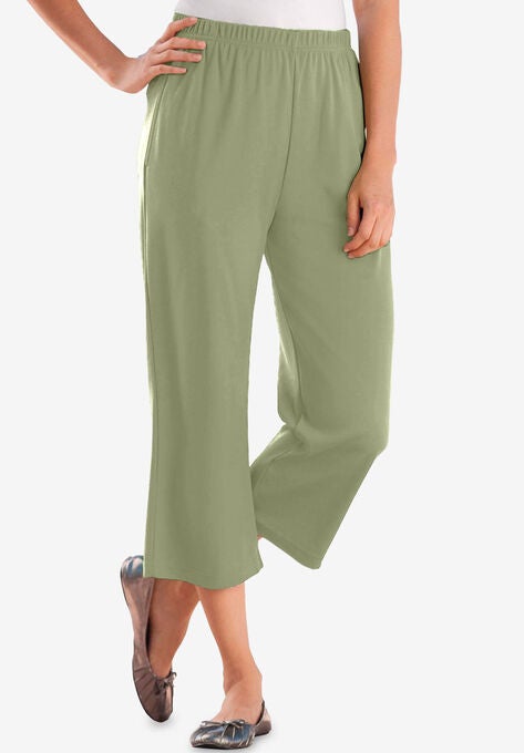 7-Day Knit Capri, SAGE, hi-res image number null