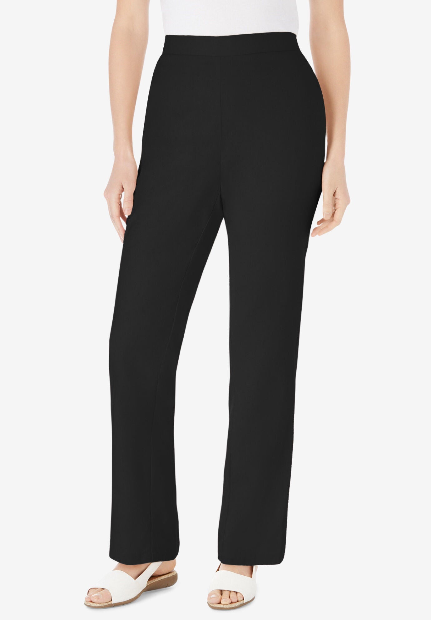 Woman within clearance linen pants