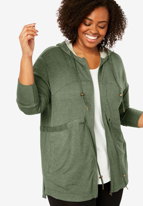 French Terry Swing Jacket