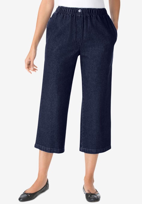 7-Day Denim Capri | Woman Within