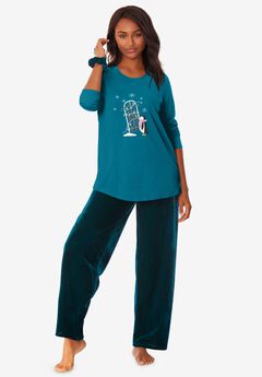 Pajama Set with FREE Velour Scrunchie