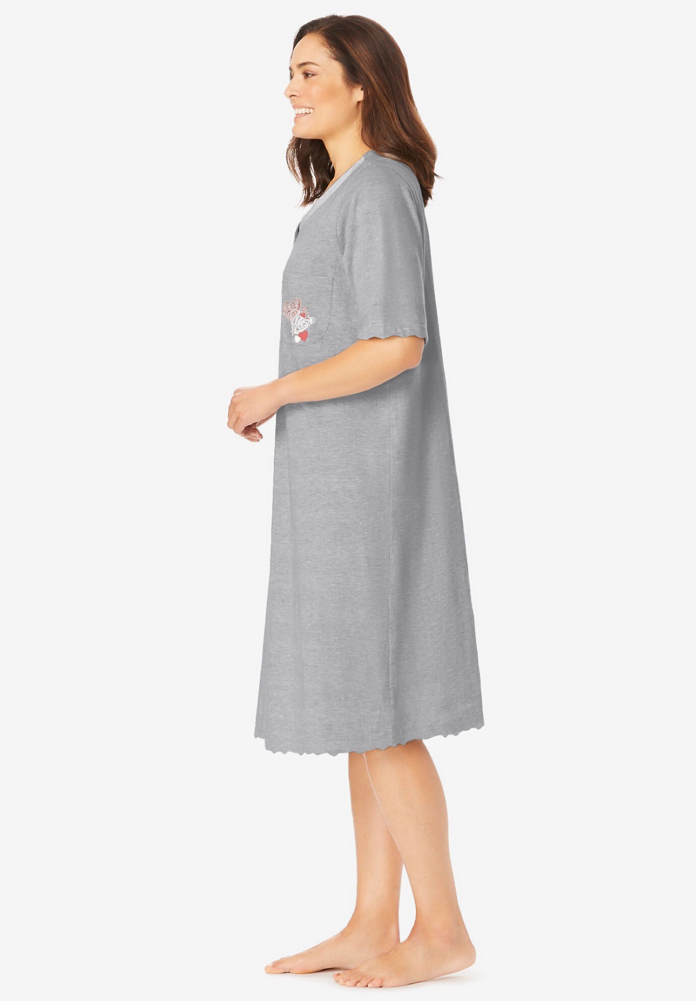 Kimberly Satin Sleepshirt Black main image 0