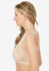Wireless Front-Close Cotton Comfort Bra, , alternate image number null