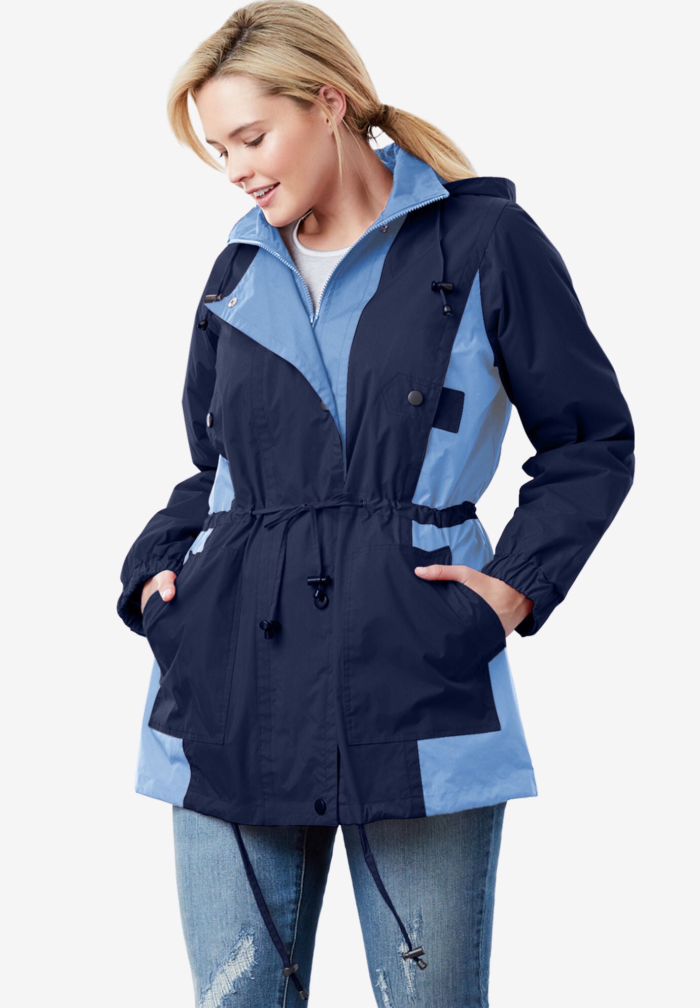 Woman within taslon anorak cheap