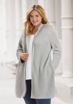 Plus Size Grey Hoodies