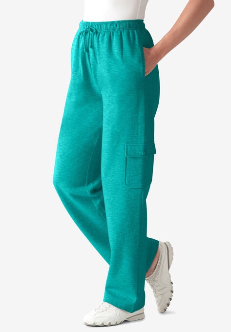 Better Fleece Cargo Sweatpant | Woman Within