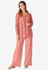3-piece Lace Jacket/Tank/Pant Set, , alternate image number null