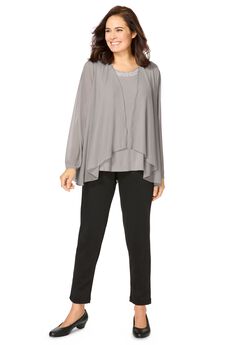 2-piece Sheer Jacket Set