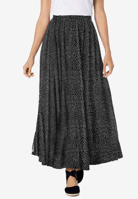pull on skirt elastic waist pattern