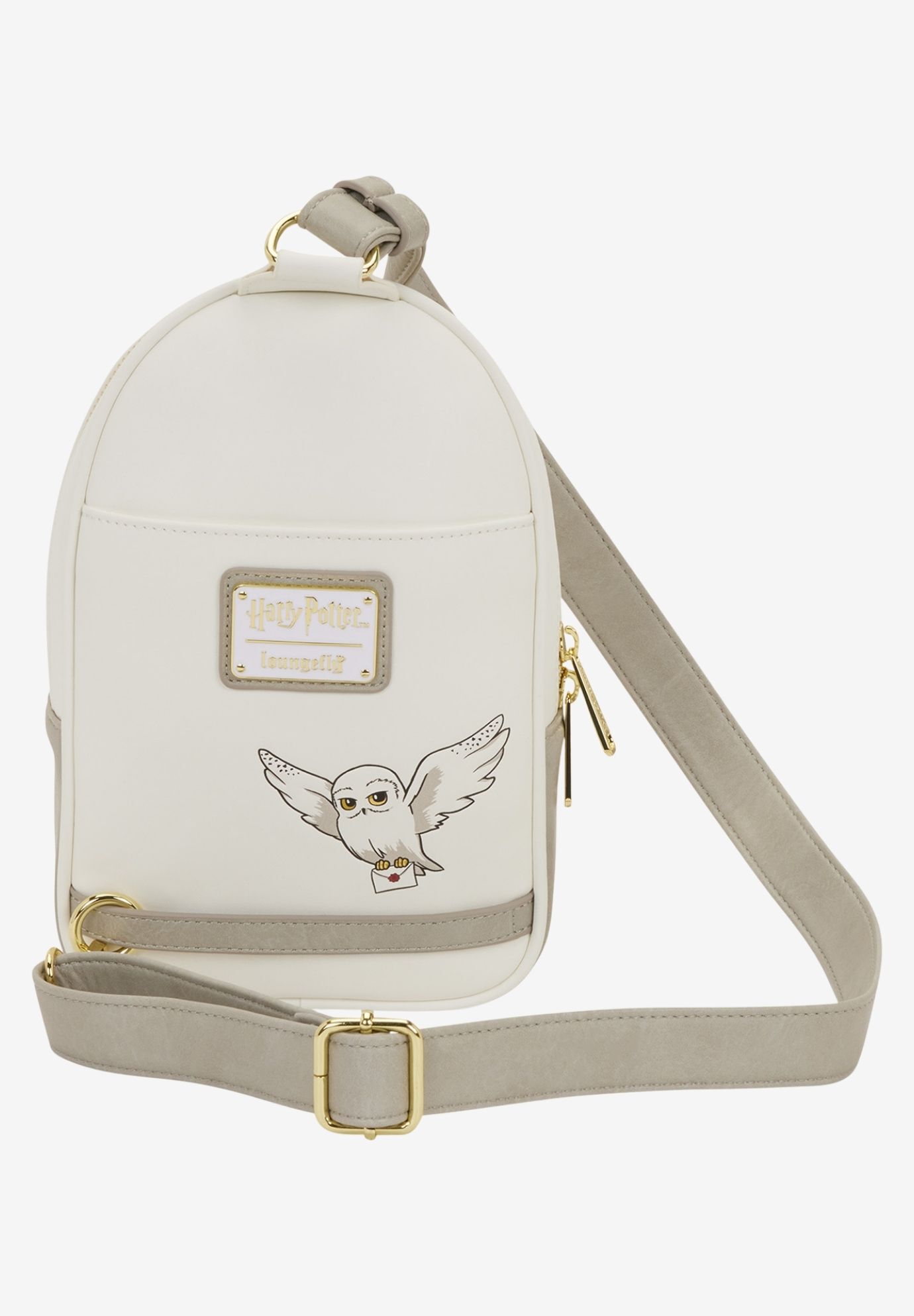 Loungefly Harry Potter Hedwig Owl Sling Bag, WHITE, on-hover image number 1