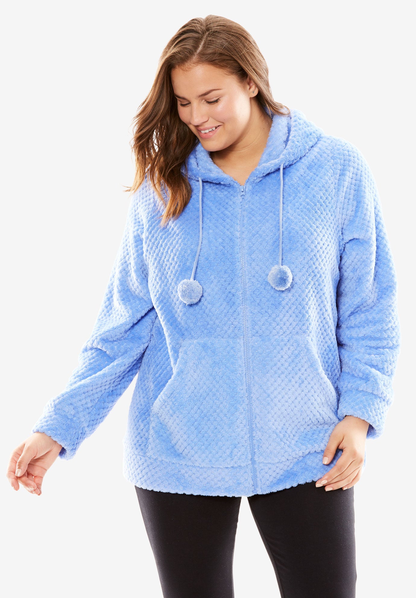 Hooded bed jacket clearance