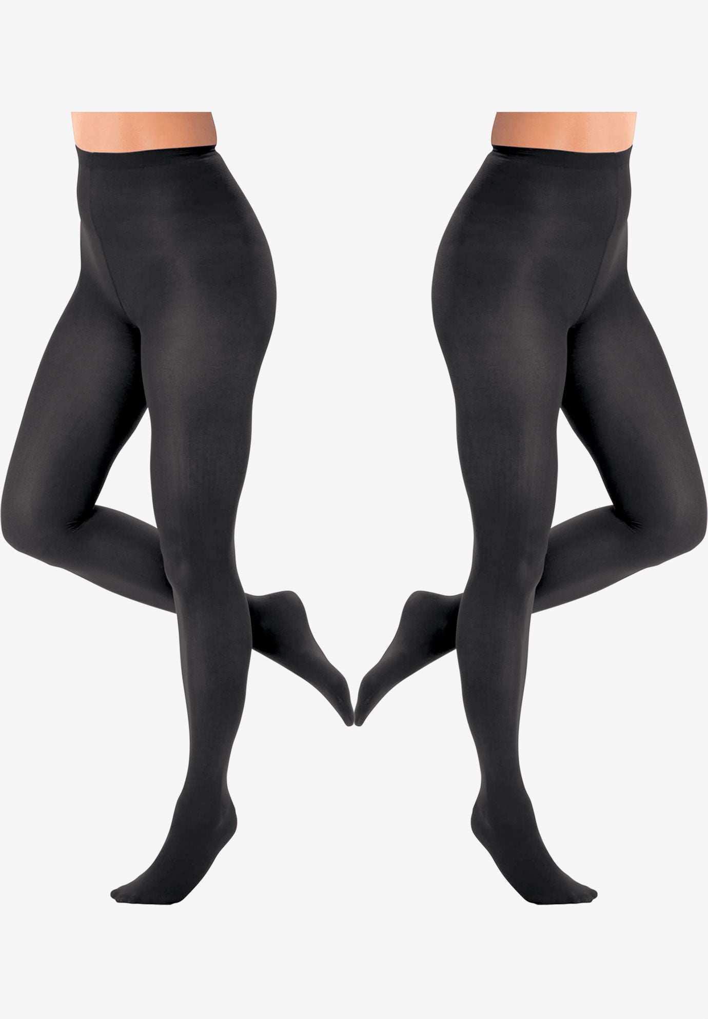 Ladies Opaque Grey 2 Pack Control Tights Womens Hosiery Waist Body Shaper Ladies Opaque Grey 2 Pack Control Tights Womens Hosiery Waist Body Shaper
