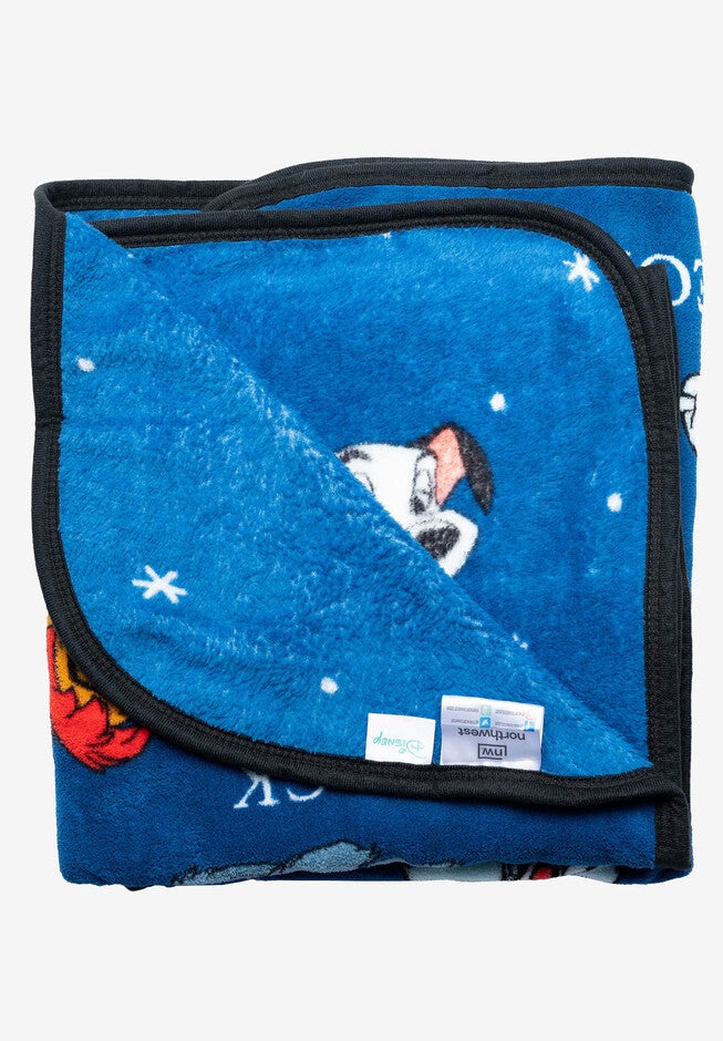 Disney Dogs Throw Blanket 46 inches x 60 inches Plush Lady & The Tramp Jock Dodger Copper, , alternate image number 3