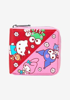 Loungefly x Sanrio Hello Kitty & Friends Wallet Color Block Zip Around