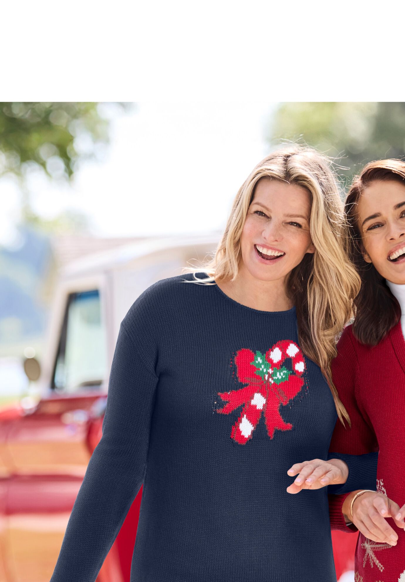Holiday Motif Sweater, , alternate image number 2