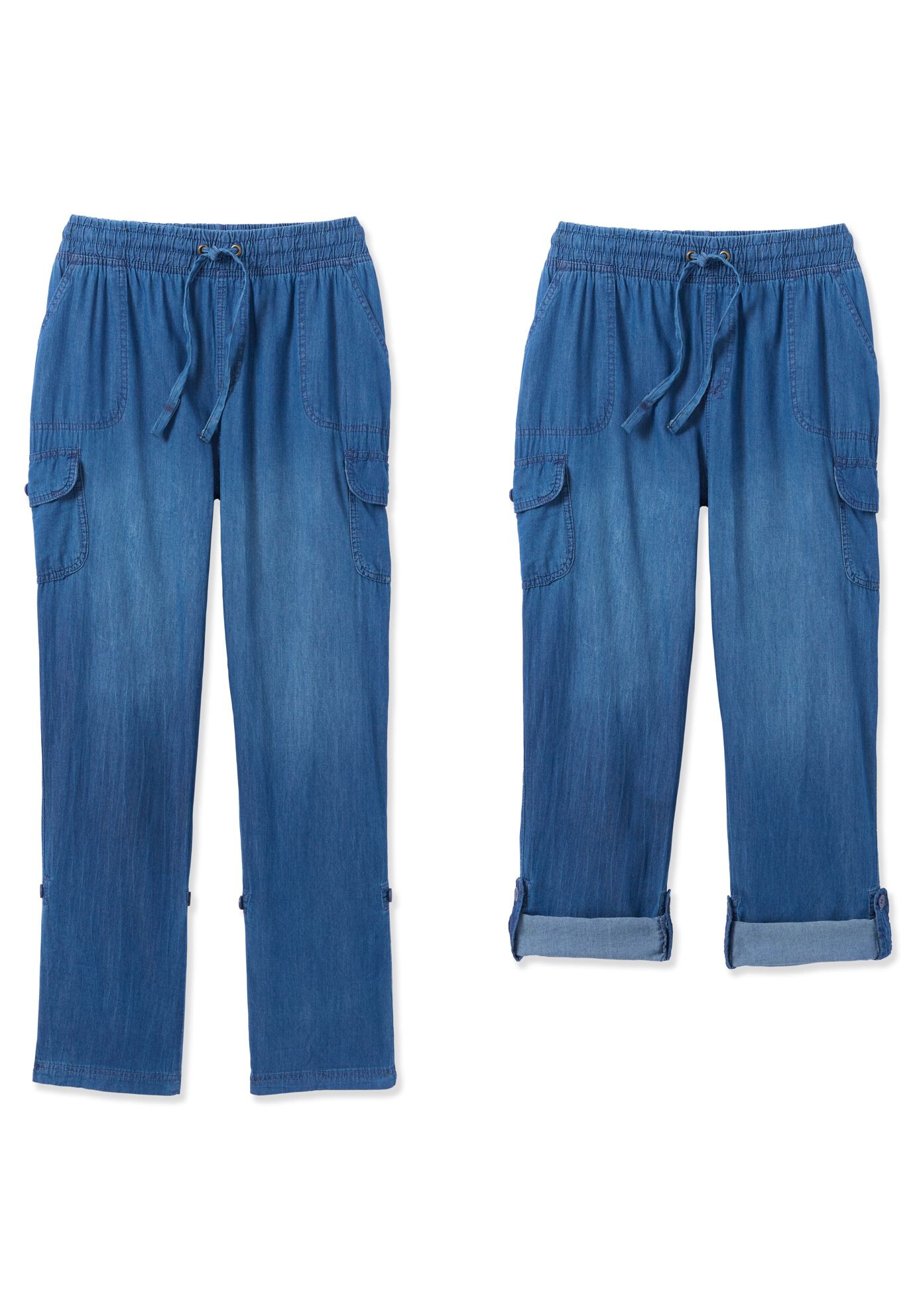 2 in 1 Convertible Cargo Pant to Capri, , alternate image number 6