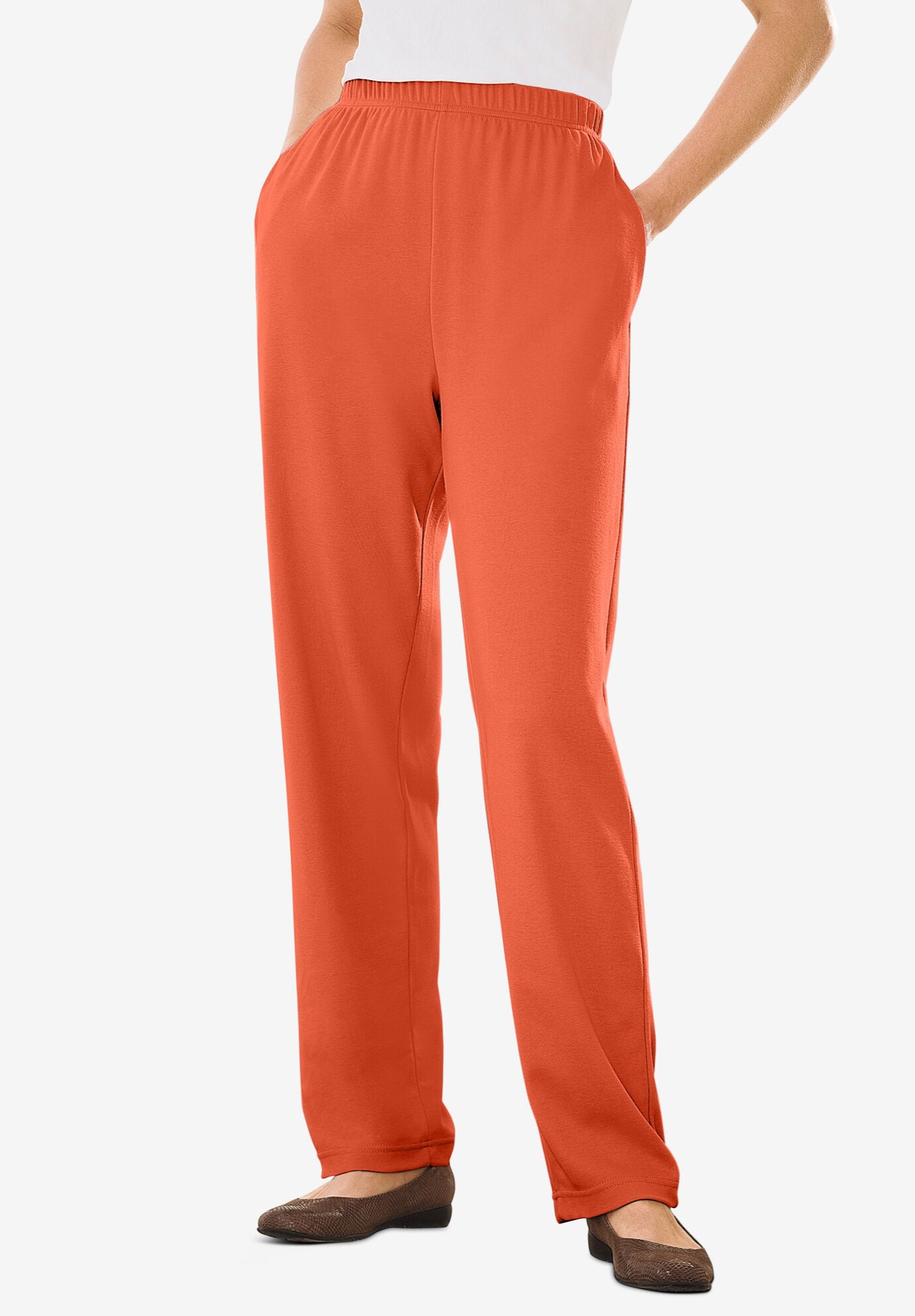 7-Day Knit Straight Leg Pant | Woman Within