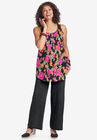 Wide-Leg Gauze Pant, , alternate image number null