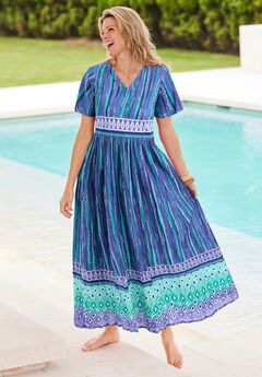 Long Crinkle Cotton Lounger