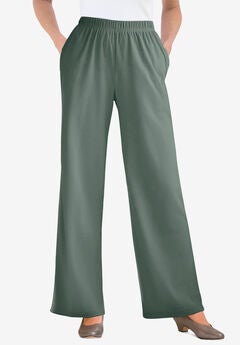 7-Day Knit Wide-Leg Pant
