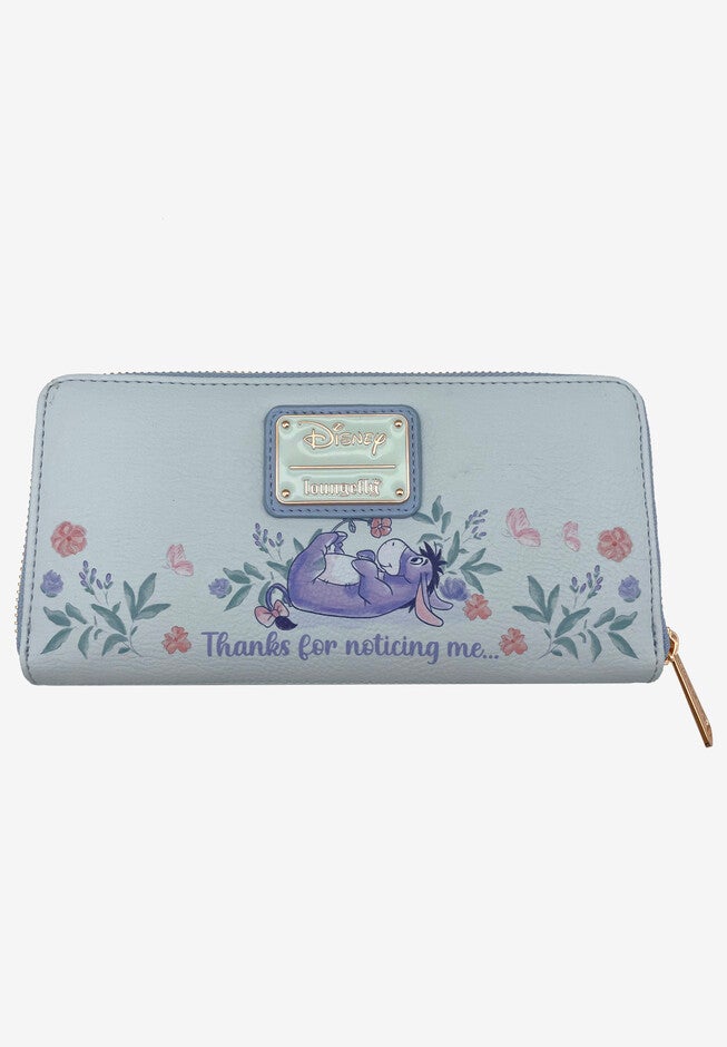 Loungefly x Disney Eeyore Women's Zip Around Wallet, MULTI, hi-res image number 0