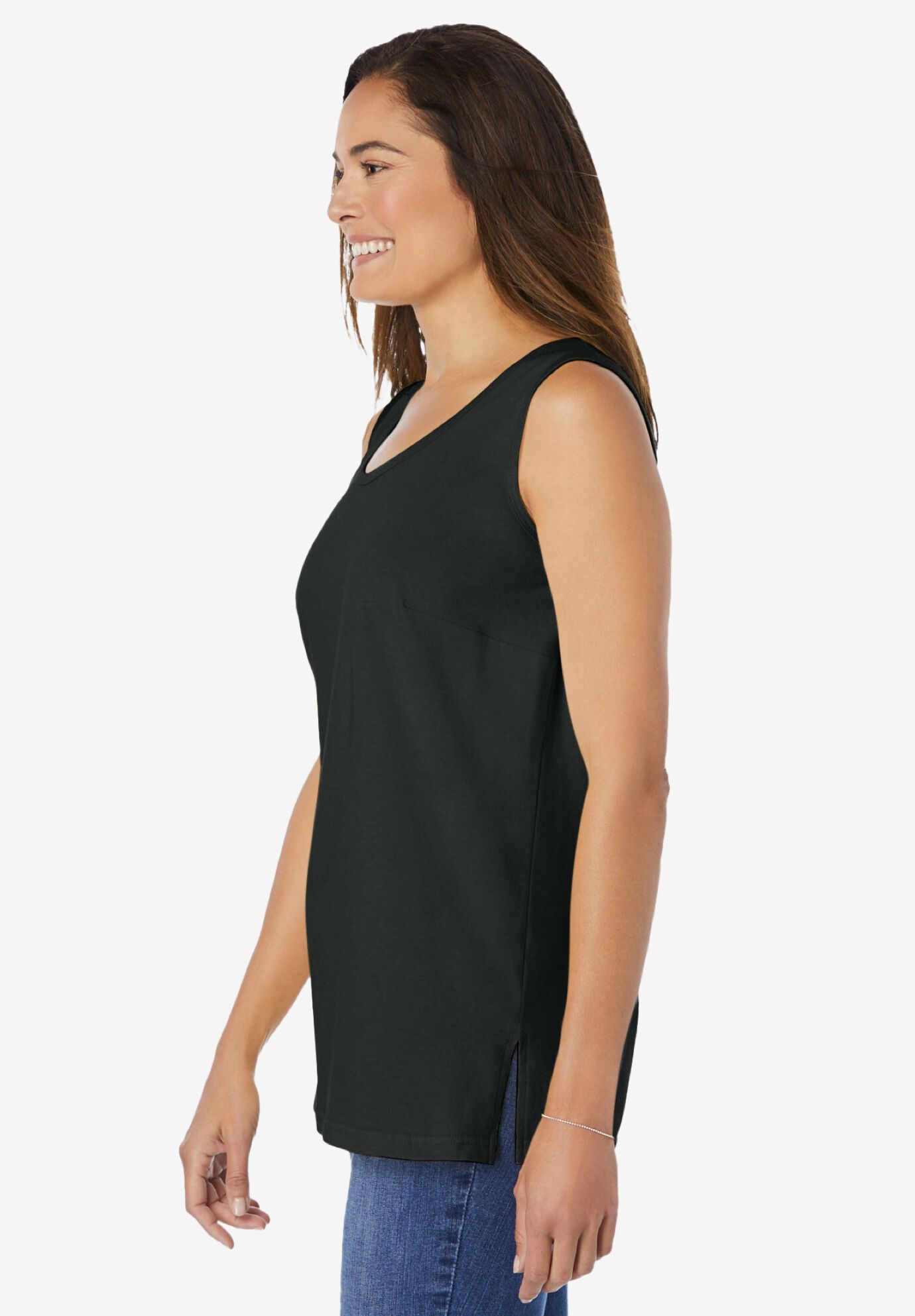 Woman within tank tops hot sale