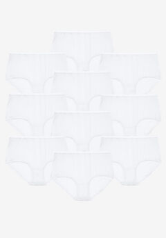 Full Coverage Nylon Brief 10-Pack