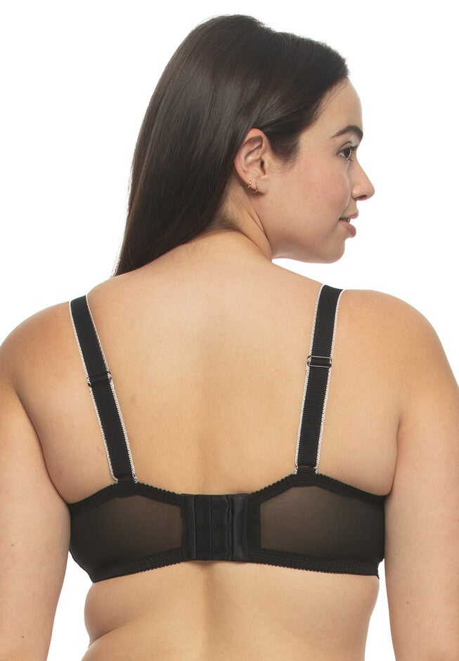 Lola Unlined Balconette Bra, BLACK XDYE BCD, on-hover image number 1