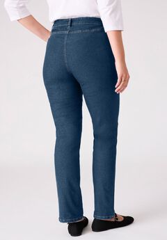 Stretch Straight-Leg Clean Jeans