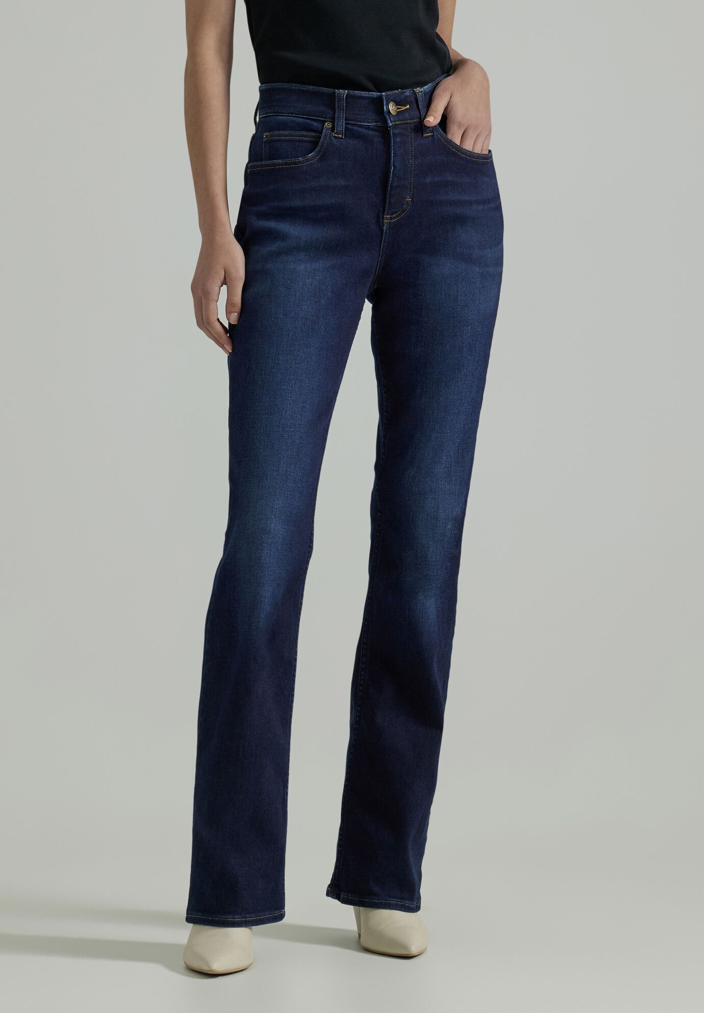 Ultra Lux Comfort With Flex Motion Bootcut Jean Jean, MAIN THRILL, hi-res image number 0