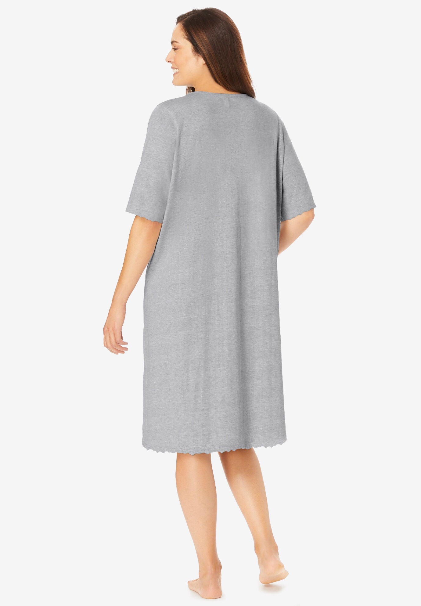 Kimberly Satin Sleepshirt Black main image 1