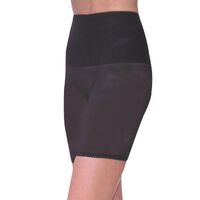 6-Strap Shapewear Garter Belt for Tummy Control, Black | Woman Within