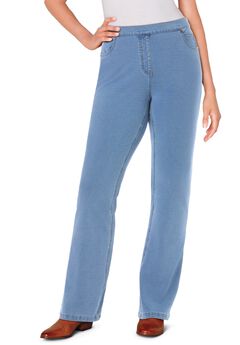Knit Denim Bootcut Jean