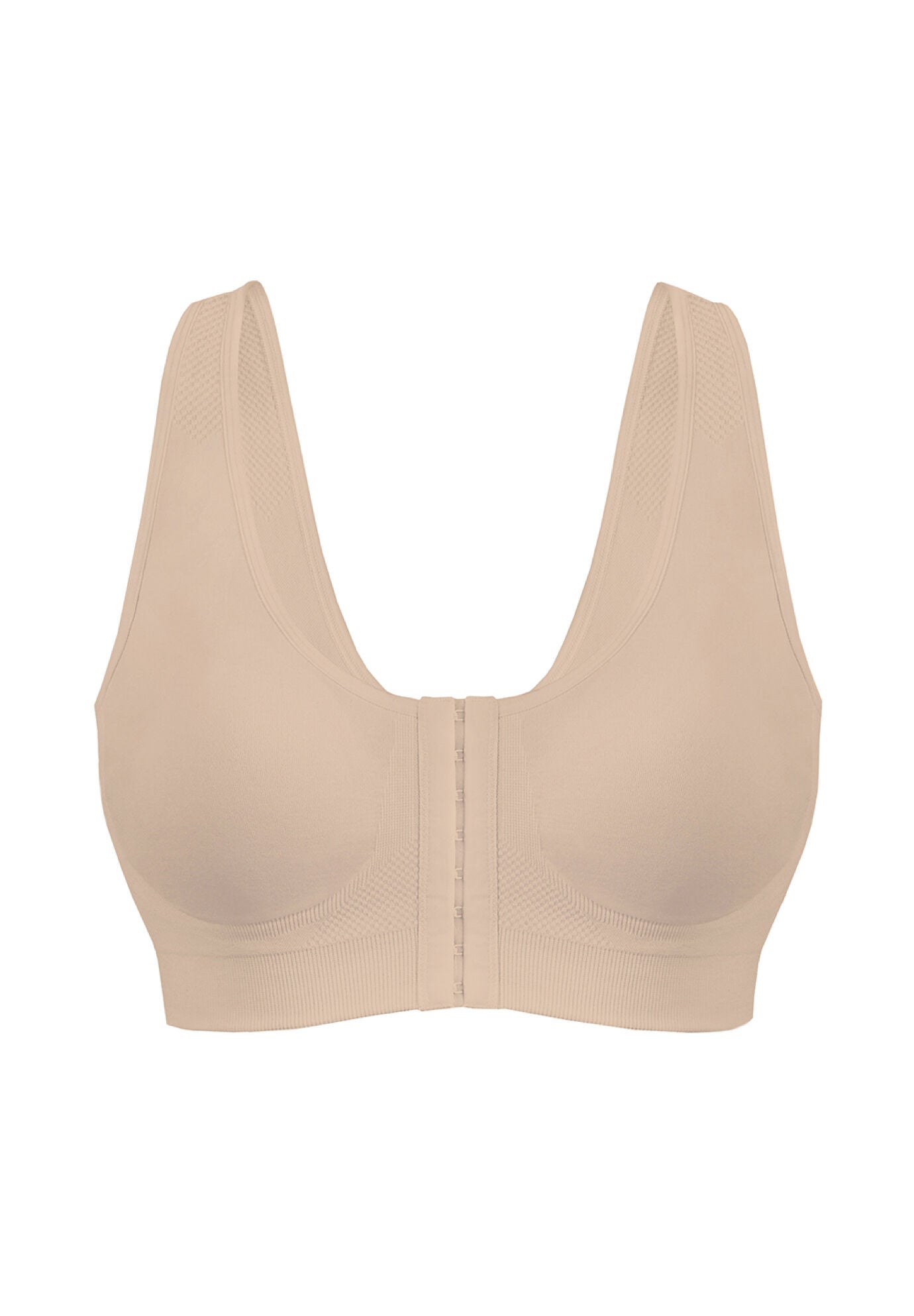 Exquisite Form 5101000 Women&#39;S Fully Seamless Wireless Full Coverage Bra With Front Closure, , alternate image number 2