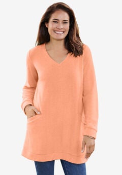 Sherpa Sweatshirt Tunic