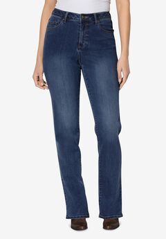 Bootcut Stretch Comfort Denim Five-Pocket Jeans