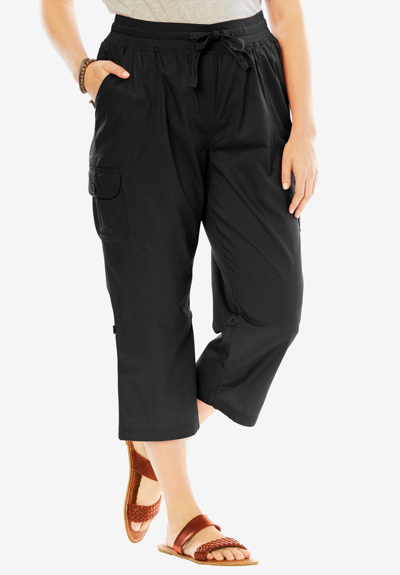 cotton cargo capris