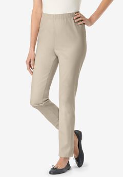 Fineline Stretch Denim Skinny Pull-On Jeans