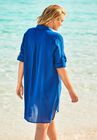 Button-Front Swim Cover Up, , on-hover image number null