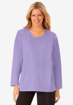 Satin Trim Sleep Tee