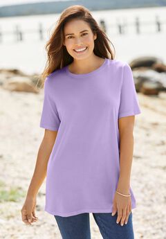 Perfect Short-Sleeve Crewneck Tee